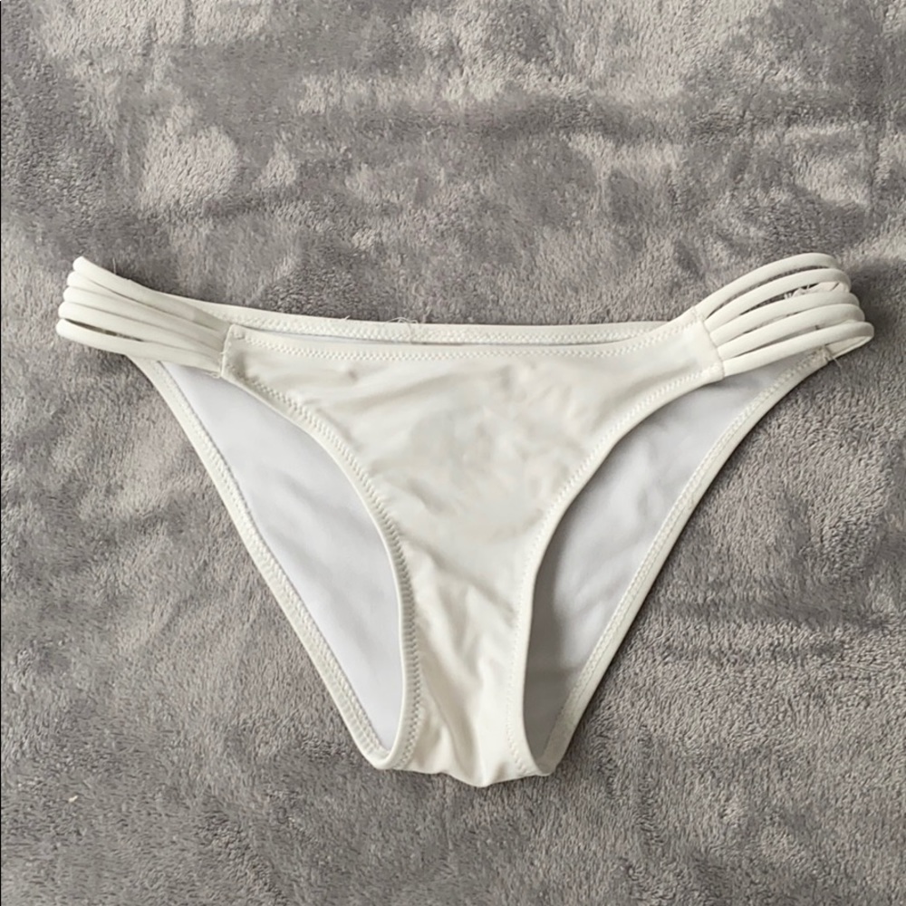 White bikini bottom
